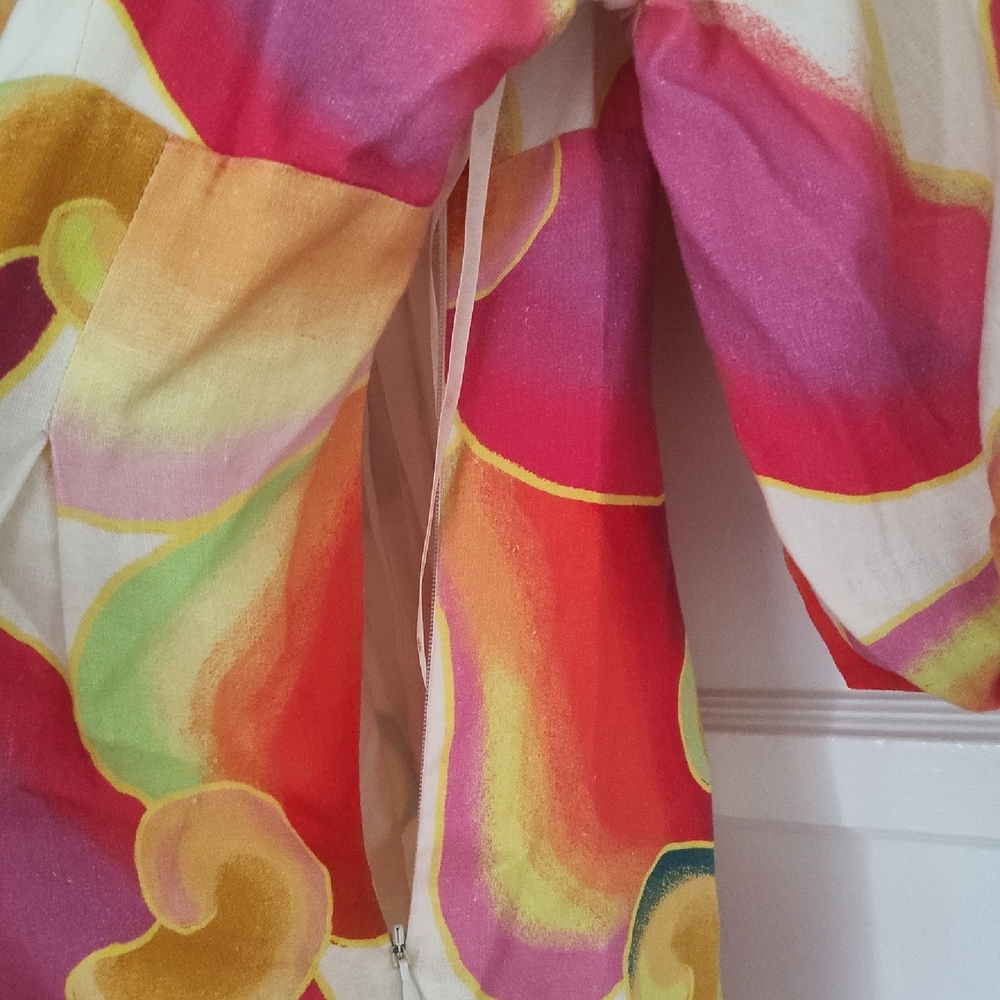 FARM Rio Multicolor Puff Sleeve Dress - Picture 5 of 6